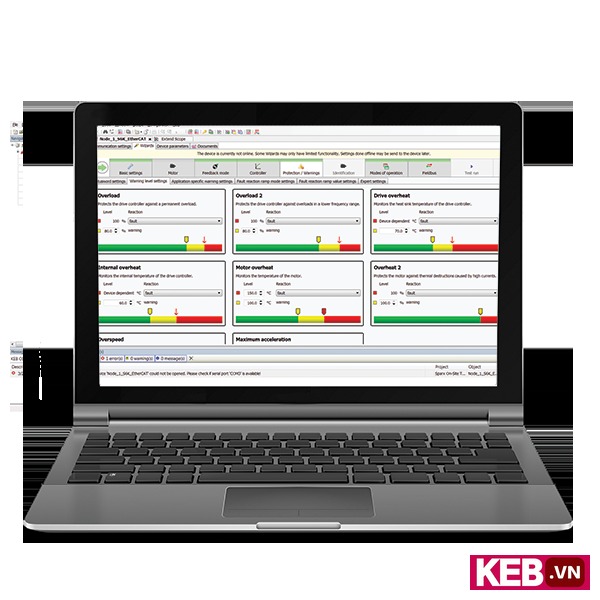 vfd temperature sensor wizard