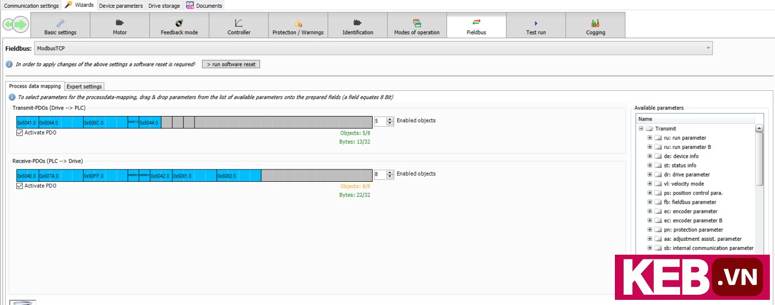combivis modbus fieldbus wizard