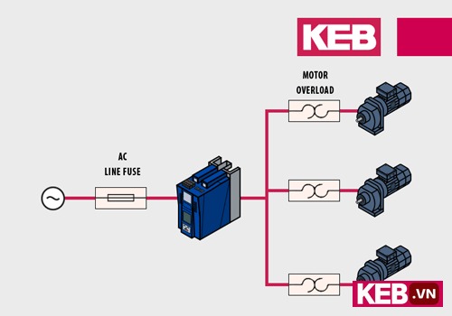 one vfd controlling multiple motors