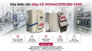 Sửa biến tần Máy Gỗ HOMAG12F5CBD-YA50 trong xưởng gỗ công nghiệp