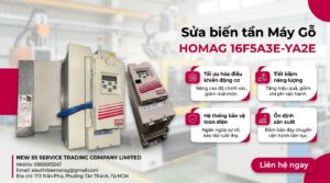 Sửa biến tần Máy Gỗ HOMAG16F5A3E-YA2E trong xưởng kỹ thuật công nghiệp