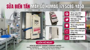 Sửa biến tần Máy Gỗ HOMAG17F5CBG YA50 trong xưởng gỗ công nghiệp